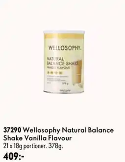 Oriflame Welloosophy Natural Balance Shake Vanilla Flavour erbjuda