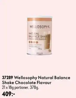 Oriflame Welloosophy natural balance shake chocolate flavour erbjuda