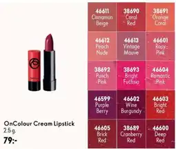 Oriflame OnColour Cream Lipstick erbjuda