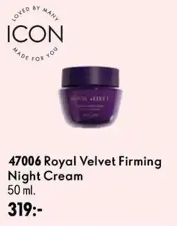 Oriflame Icon royal velvet firming night cream erbjuda
