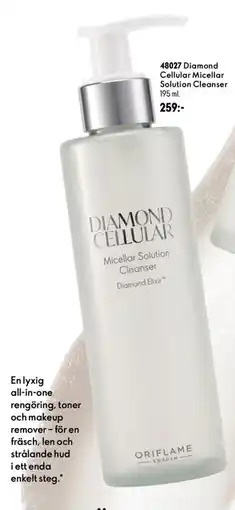 Oriflame Oriflame diamond cellular micellar solution cleanser erbjuda