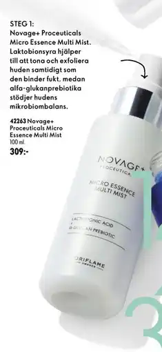 Oriflame Novage+ Proceuticals Micro Essence Multi Mist erbjuda