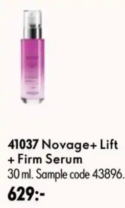 Oriflame Novage+ Lift + Firm Serum erbjuda