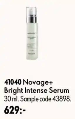 Oriflame Novage+ Bright Intense Serum erbjuda
