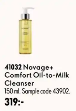 Oriflame Novage+ Comfort Oil-to-Milk Cleanser erbjuda