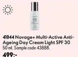 Oriflame Novage+ Multi-Active Anti-Ageing Day Cream Light SPF 30 erbjuda