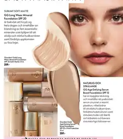 Oriflame Giordani Gold GG Long Wear Mineral Foundation SPF 20 erbjuda