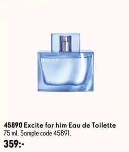 Oriflame Excite for him Eau de Toilette erbjuda