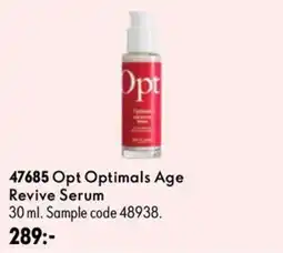 Oriflame Opt optimals age revive serum erbjuda