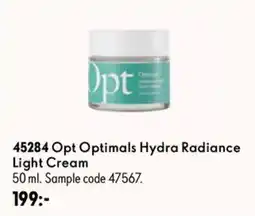 Oriflame Opt Optimals Hydra Radiance Light Cream erbjuda