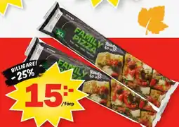 Pekås Coop family pizza erbjuda