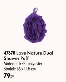 Oriflame Love Nature Dual Shower Puff erbjuda