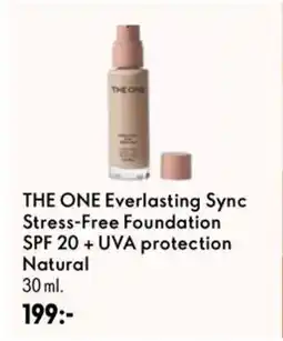 Oriflame The One Everlasting Sync Stress-Free Foundation SPF 20 + UVA protection Natural erbjuda