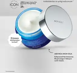 Oriflame Novage+ Intense Skin Recharge Overnight Mask erbjuda