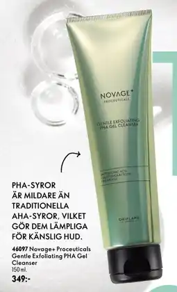 Oriflame Novage+ Proceuticals Gentle Exfoliating PHA Gel Cleanser erbjuda