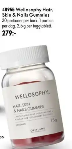 Oriflame Wellosophy Hair, Skin & Nails Gummies erbjuda