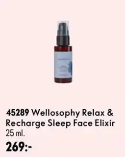 Oriflame Welloosophy Relax & Recharge Sleep Face Elixir erbjuda