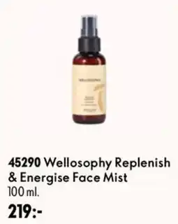 Oriflame Welloosophy Replenish & Energise Face Mist erbjuda