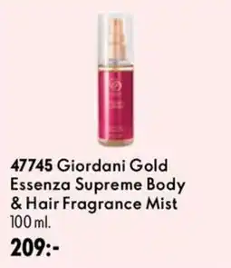 Oriflame Giordani Gold Essenza Supreme Body & Hair Fragrance Mist erbjuda
