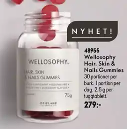 Oriflame Welloosophy hair, skin & nails gummies erbjuda