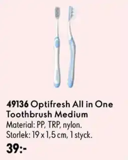 Oriflame Optifresh All in One Toothbrush Medium erbjuda