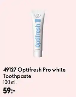 Oriflame Optifresh Pro white Toothpaste erbjuda