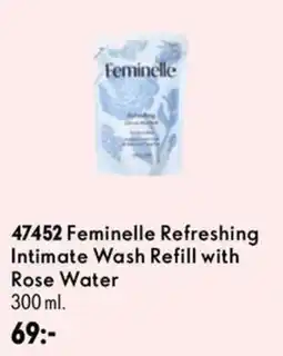 Oriflame Feminelle refreshing intimate wash refill with rose water erbjuda