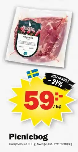 Pekås Picnicbog erbjuda