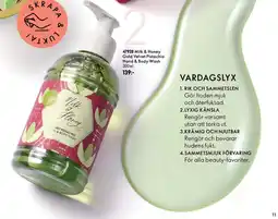 Oriflame Milk & Honey Gold Velvet Pistachio Hand & Body Wash erbjuda