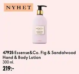 Oriflame Essense&Co. Fig & Sandalwood Hand & Body Lotion erbjuda