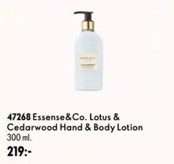 Oriflame Essense&Co. Lotus & Cedarwood Hand & Body Lotion erbjuda