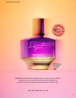 Oriflame Oriflame infinita you erbjuda