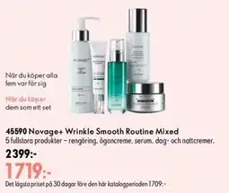 Oriflame Novage+ Wrinkle Smooth Routine Mixed erbjuda