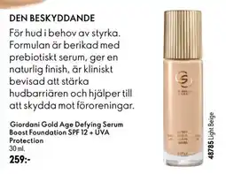 Oriflame Giordani Gold Age Defying Serum Boost Foundation erbjuda