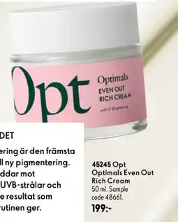 Oriflame Opt Optimals even out rich cream erbjuda