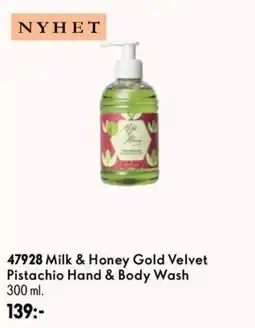 Oriflame Milk & Honey Gold Velvet Pistachio Hand & Body Wash erbjuda