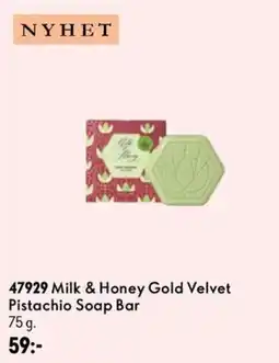 Oriflame Milk & Honey Gold Velvet Pistachio Soap Bar erbjuda