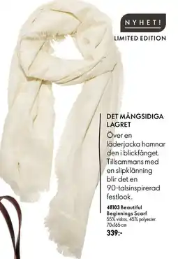 Oriflame Beautiful Beginnings Scarf erbjuda