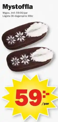 Pekås Mystoffla erbjuda