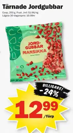 Pekås Coop Tärnade Jordgubbar erbjuda