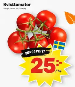 Pekås Kvisttomater erbjuda