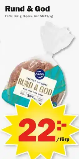 Pekås Fazer Rund & God erbjuda