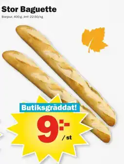 Pekås Bonjour Stor Baguette erbjuda