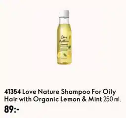 Oriflame Love Nature Shampoo For Oily Hair with Organic Lemon & Mint erbjuda