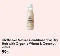 Oriflame Love Nature Conditioner For Dry Hair with Organic Wheat & Coconut erbjuda