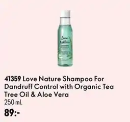 Oriflame Love Nature Shampoo For Dandruff Control with Organic Tea Tree Oil & Aloe Vera erbjuda