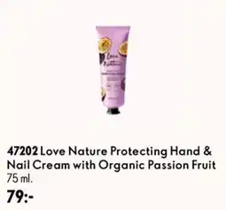Oriflame Love Nature Protecting Hand & Nail Cream with Organic Passion Fruit erbjuda