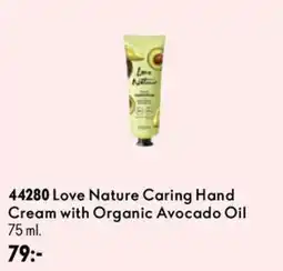 Oriflame Love Nature Caring Hand Cream with Organic Avocado Oil erbjuda