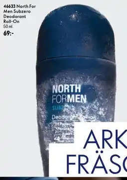 Oriflame North for men subzero deodorant roll-on erbjuda