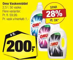 Calle Omo vaskemiddel erbjuda
